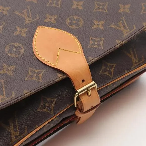 LOUIS VUITTON Brown Monogram Leather Shoulder Bag - Picture 10 of 11